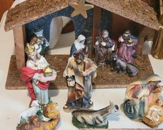 Vintage nativity sets