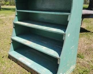 Vintage canning shelf