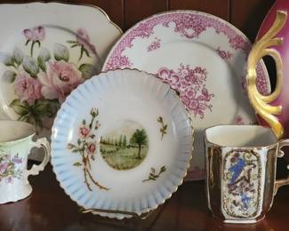 Collections of vintage porcelain and china