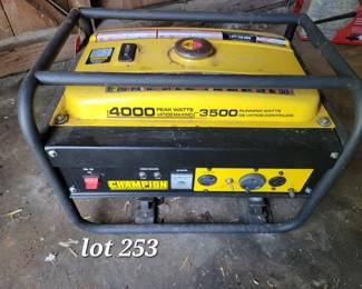 Champion 4000W generator
