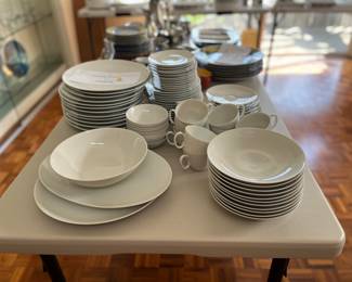 Set of White China