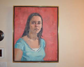 "Zuzu" original oil painting by Mary Beth McKenzie
