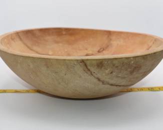 Vintage wood dough bowl