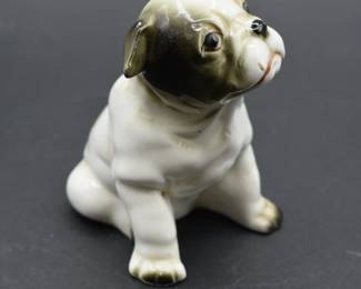 vintage bull dog pup figurine