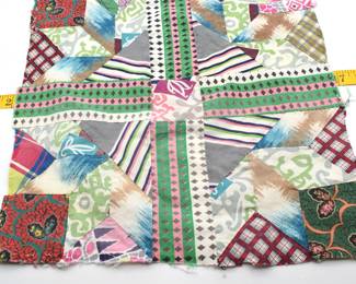 Lot of 6 Crazy Quilt squares