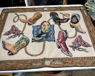 cowboy boot rug