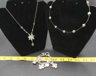 lot of 3 pieces of misc jewelry