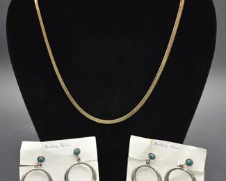 lot of 3 pieces of misc jewelry