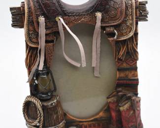 molded resin Western style picture frame