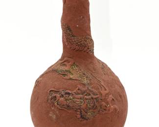 Japanese Tokoname Bottle vase