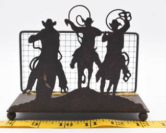 cowboy themed napkin holder