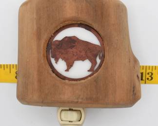 Nature Turns creations in Aspen wood plug in night light