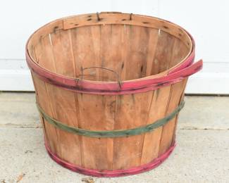 vintage apple basket