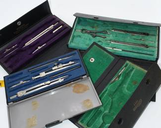 lot of 4 partial drawing sets