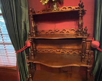 Antique Victorian 5 Tier Shelf