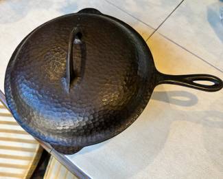 D159 - $100. Chicago Hardware Foundry Hammered Chicken Fryer