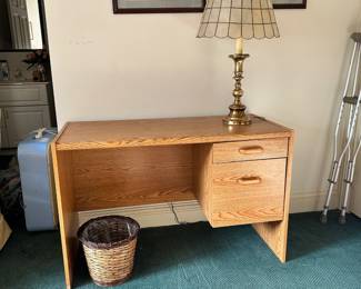 D37 - $10. Pressed Wood Desk. Located on the 2nd story. You must have help to move!