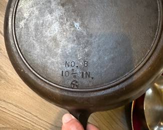 D156 - $25. Cast Iron Skillet BSR #8