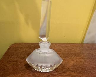 D130 - $10. Crystal Perfume Bottle.