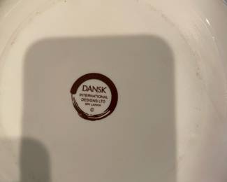 D53 - $65. 4 Piece Dansk Arabesque Pottery.