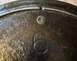 D153 - $20. Cast iron skillet, lodge #6.