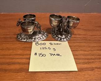 S1 - $150 PAIR. 800 Silver.