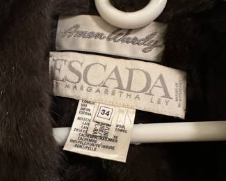 D2 - $250. Amen Wardy Winter Jacket. Size 34. Wool/Cashmere & Fur.
