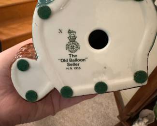 D98 - $30 PAIR. Royal Doulton "The Balloon Man" & "The Old Balloon Seller"