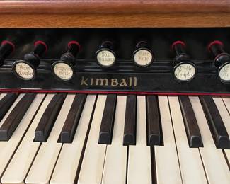 D11 - $150. Kimball Pump Organ - Appears to work. Measures 51" wide x 23" deep x 50" tall.