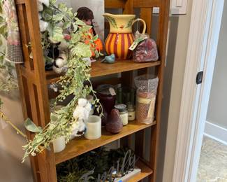 Farm house, florals, candles,