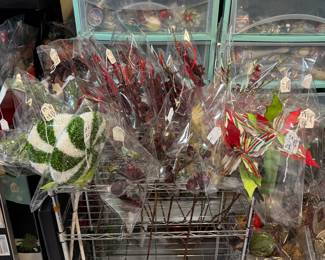 Misc Christmas florals all new