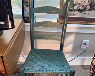 Ladder back chair have 2