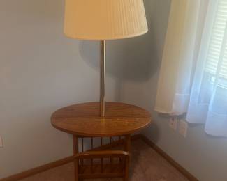 Tray, table floor lamp
