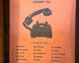 1965 Golden Belt Telephone directory