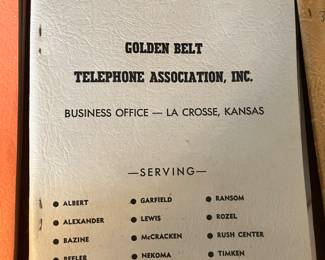 1967 Golden Belt Telephone directory