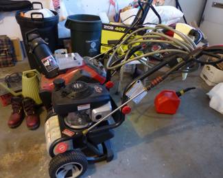 Pressure washer, snow blower