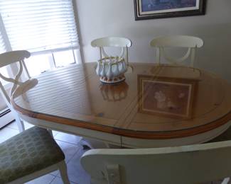 Dining table with 6 chairs