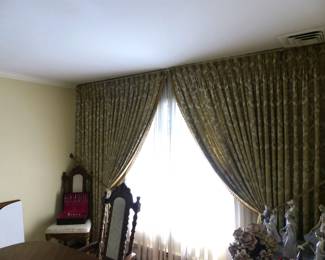 Custom draperies