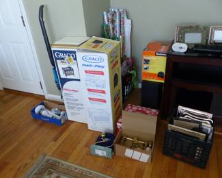 Pack 'n plays, picture frames