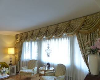 Custom draperies