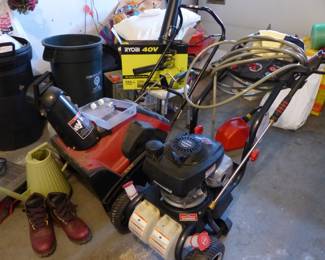 Pressure washer, snow blower