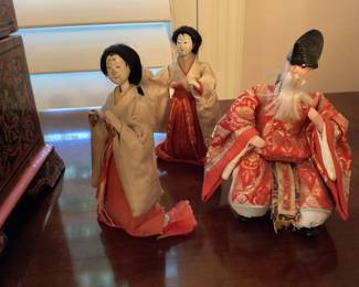 Small porcelain face dolls