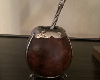 Mate tea gourd cup