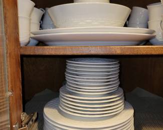 Gibson white dinnerware set