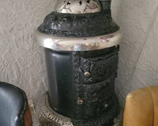 Antique wood burning Parlor stove