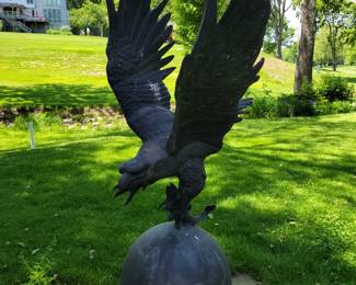 Large Eagle on ball