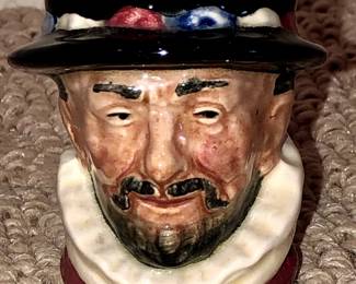 Royal Doulton "Toby Jugs" beefeater porcelain mug