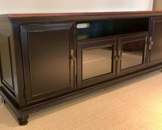 Black entertainment center