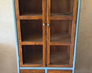 Shabby chic painted cabinet