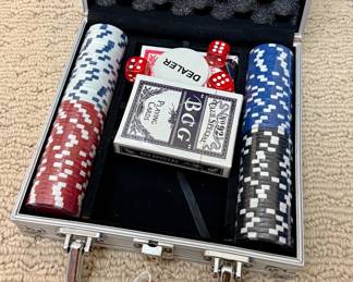 Poker Night Set with Case